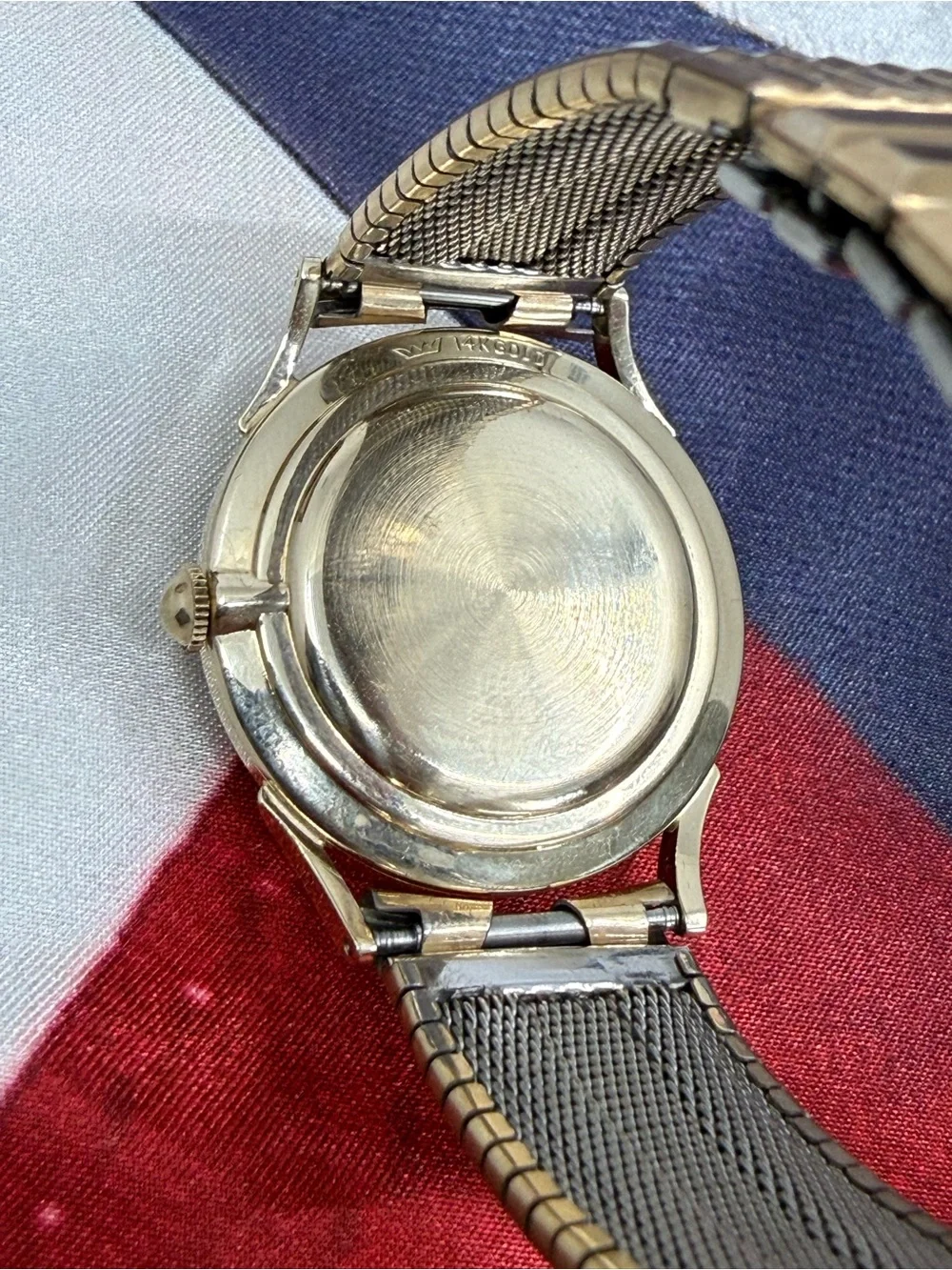 Nearly NOS 1950 Waltham Centennial 14k Gold 33mm 17J Mechanical Watch